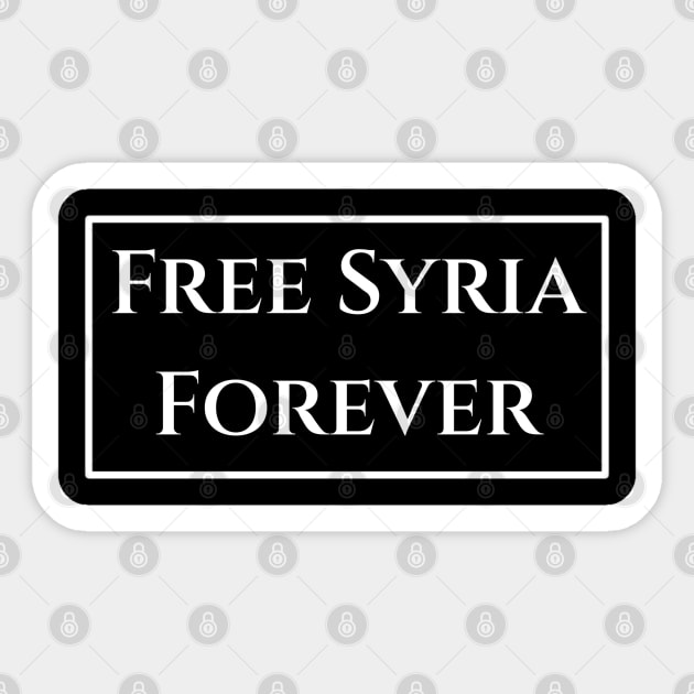 Free Syria Forever Sticker by Aisiiyan